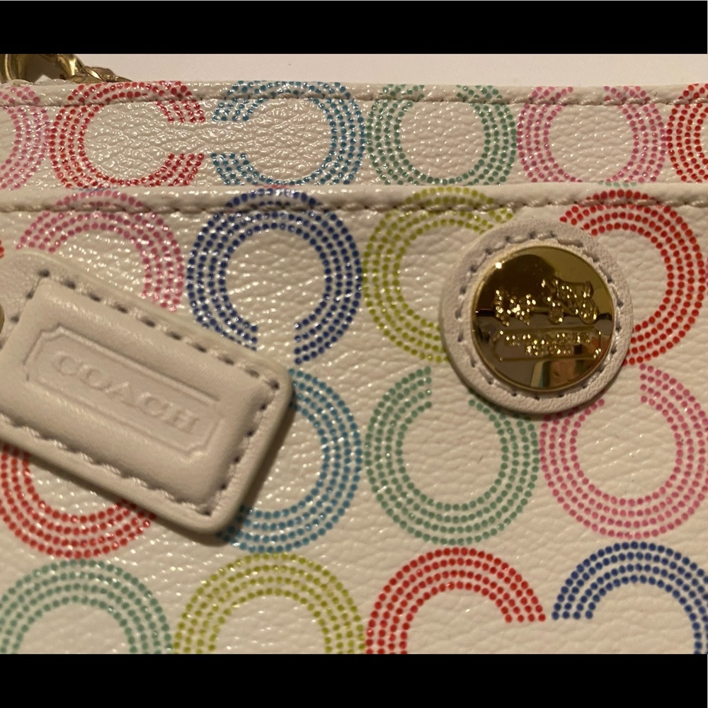 Coach White Wristlet - Picture 3 of 5